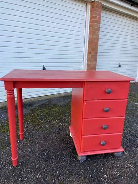 Photo of free Small desk with 4 drawers. (New Marston OX3) #1