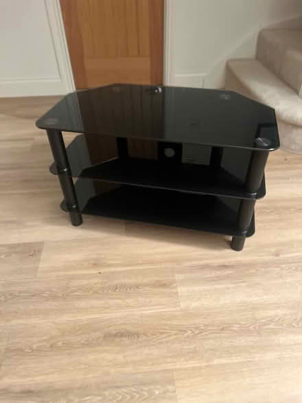 Photo of free Black TV stand (Tonbridge) #1