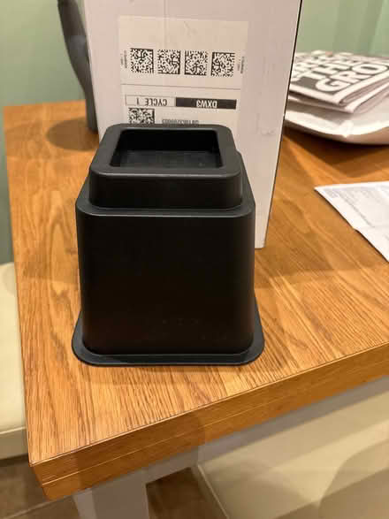 Photo of free Set of 4 x 5” bed/chair risers (Crockford Bridge Farm KT15) #1
