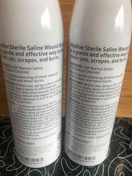 Photo of free Saline Wound Wash (CV: Redwood & Seven Hills area) #2