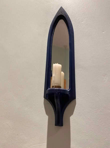 Photo of free Wall candle holder with mirror (Manchester M20) #1
