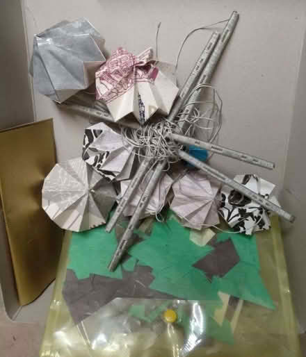 Photo of free origami peace cranes (Upper Bangor LL57) #1
