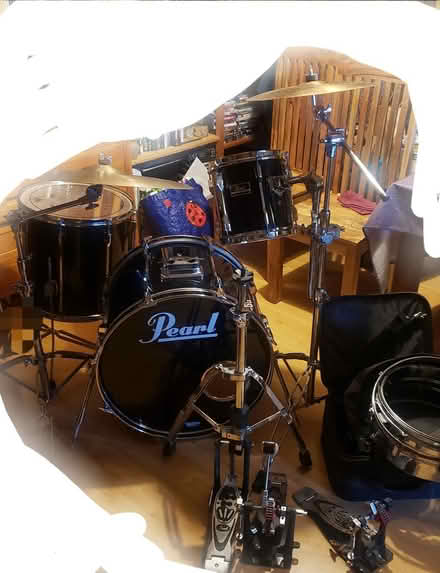 Photo of free Drum kit (Forest Green) #1