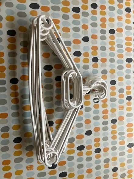 Photo of free 10 plastic clothes hangers (Headington OX3) #1