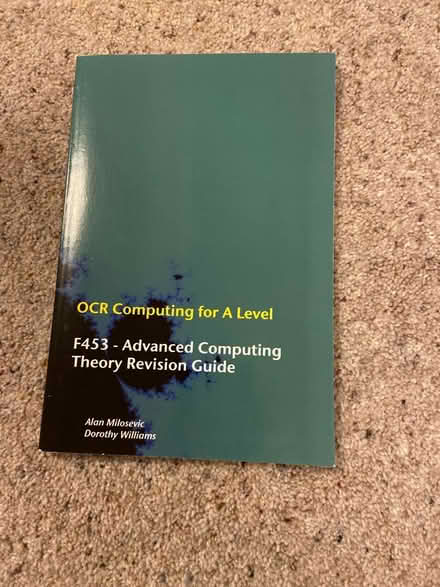 Photo of free OCR Computing for A Level (Ashtead KT21 near Epsom) #1