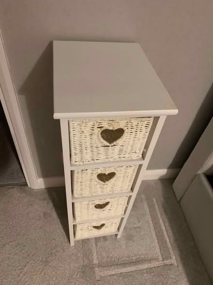 Photo of free Slimline wicker basket storage unit (Marks Gate RM6) #2