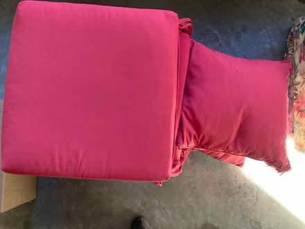 Photo of free Outdoor Couch & Chair Cushions (Cedar Ln & Gallows Rd) #1