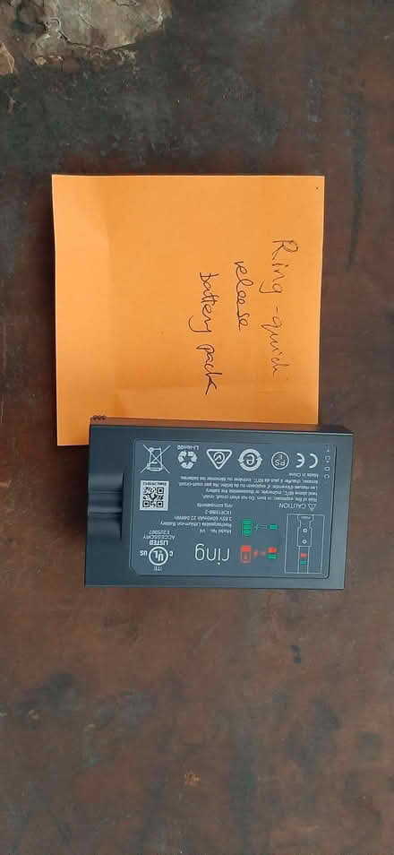 Photo of free Ring - quick release battery pack (Walton Manor OX2) #1
