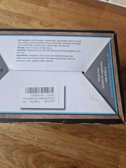 Photo of free Cheese making kit out of date (PR25 Leyland) #2