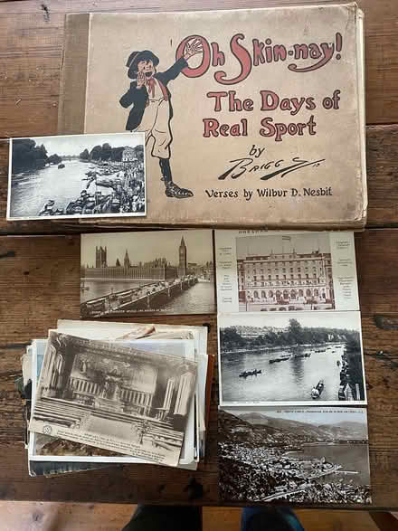 Photo of free Old postcards, some 1913, book (Nn135sq evenley) #1