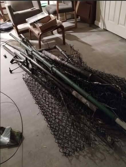 Photo of free metal fence posts w/some chain link (Crestview Dr close to Pboro) #1