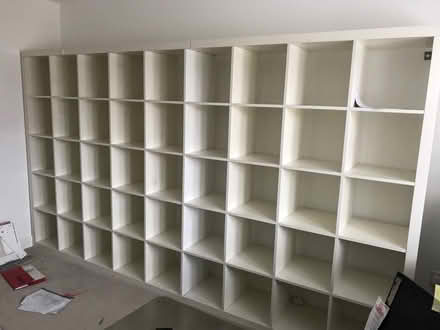 Photo of free IKEA Kallax x 2 units white (Eynsham OX29) #3