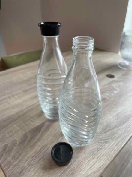 Photo of free Two Soda Stream glass bottles (Elephant and Castle) #2