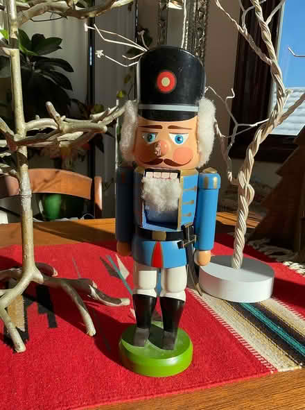 Photo of free Wooden nutcracker decoration (Wonderland Hill, Boulder) #1