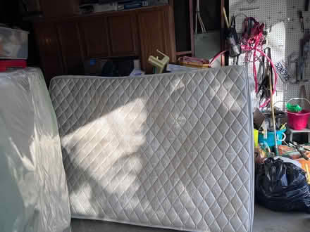 Photo of free Full size mattress and box springs (Near Palm Avenue in San Diego) #1
