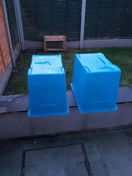 Photo of free Very large plastic boxes (M23 9np) #1