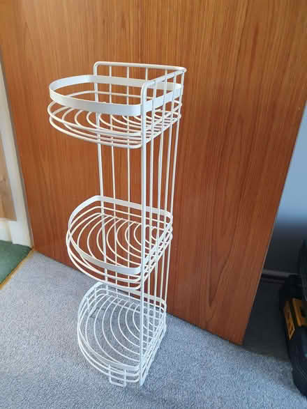 Photo of free Bathroom corner wire shelf (Penrith CA11) #1