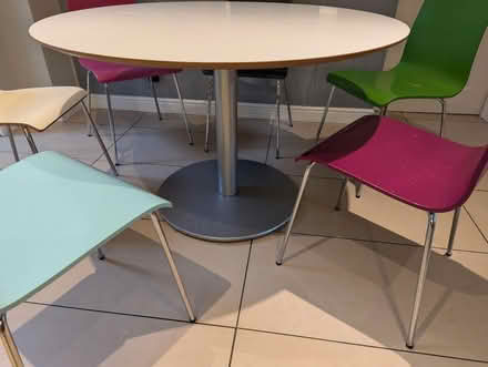 Photo of free IKEA kitchen table with 6 chairs (Kenpshott RG22) #3