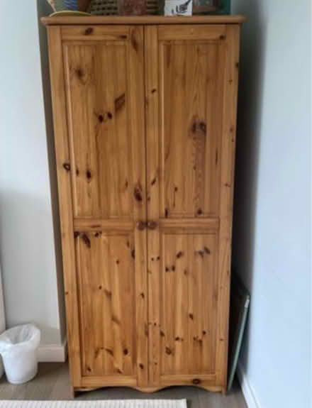 Photo of free Wardrobe - pine. Needs to go (Sydenham) #2