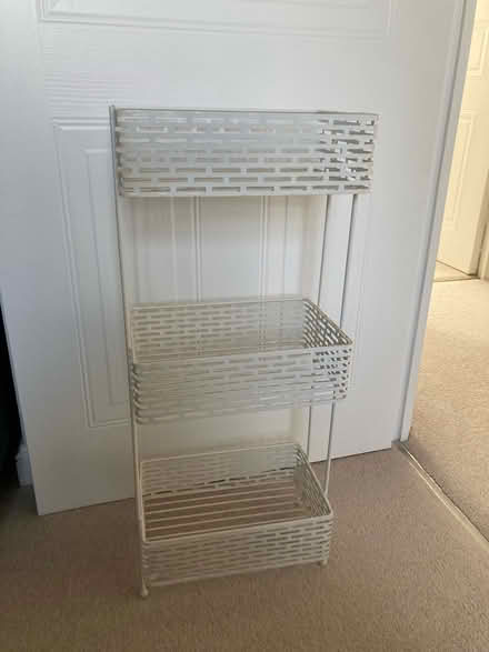 Photo of free Metal bathroom storage (Romsey) #1