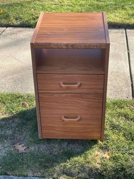 Photo of free Under-desk drawer & IKEA bookshelf (192 Carlton Road, Waban) #2