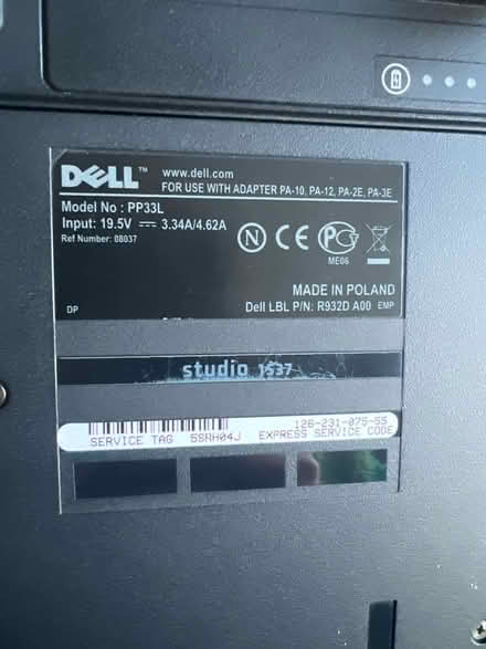 Photo of free Dell Laptop (Gilmerton Dykes Avenue) #4