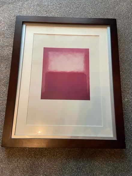 Photo of free 2 x dark wood picture frames (Woodhouse S13) #2