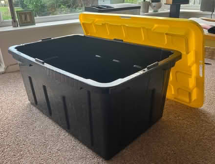 Photo of free Large plastic storage box with lid (Formby Village) #1