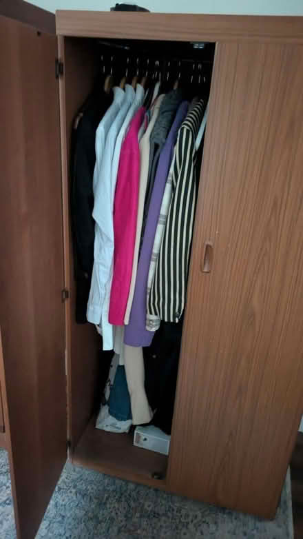 Photo of free Teak wardrobe - rail inside (CH43) #2