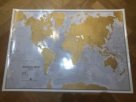 Photo of free Scratch off map (Enfield N13 6) #3