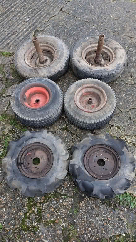 Photo of free 6 wheels from small agricultural appliances (Horndean PO8) #1