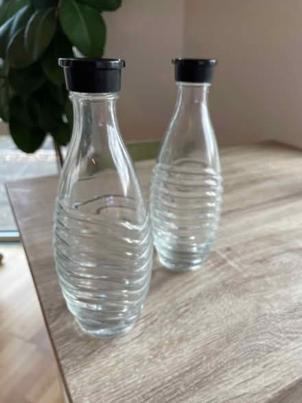 Photo of free Two Soda Stream glass bottles (Elephant and Castle) #1