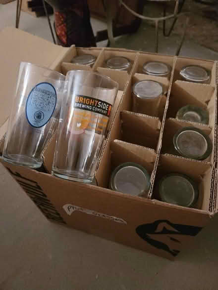 Photo of free 25 pint glasses (Chorlton M21) #1
