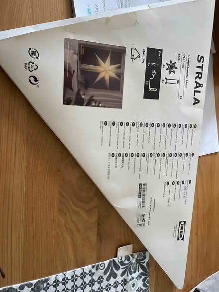 Photo of free IKEA ..Strala star with hanging fitment (Sibford Gower OX15) #2