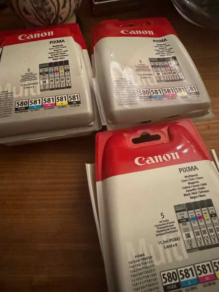 Photo of free Ink for Canon printer - 580/581 (Kidlington OX5) #1