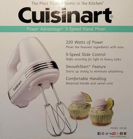 Photo of free Cuisinart Hand Mixer (Meet at 873 parking lot, Ashby) #1