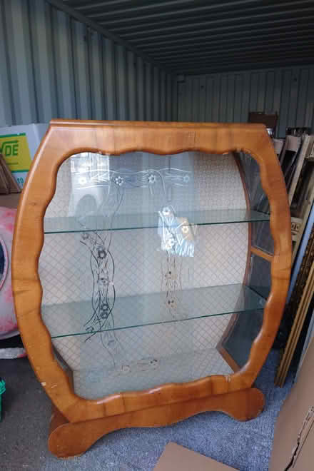 Photo of free Vintage wood/glass cabinet (North Shields NE29) #2