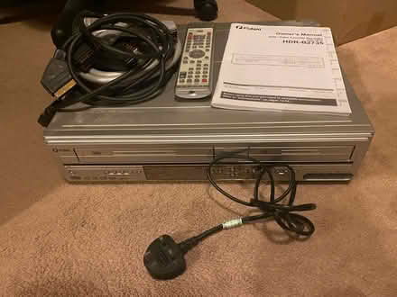 Photo of free VHS video recorder and accessories (LU7 Marley Fields) #1