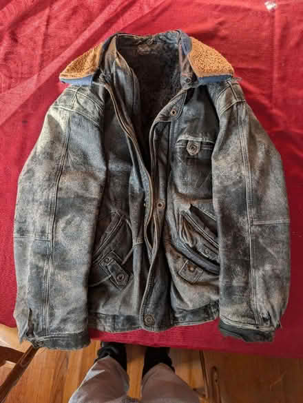 Photo of free Old leather jacket (Brighton) #1