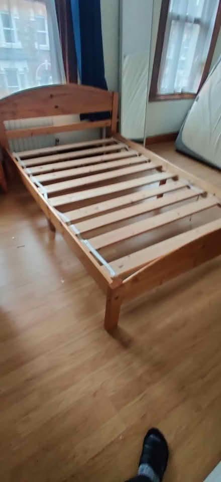 Photo of free Wooden double bedframe (Lower clapton) #2