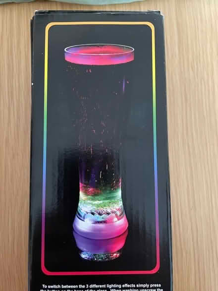 Photo of free Light up pint glass (Water Eaton MK2) #3