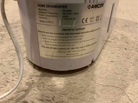 Photo of free Dehumidifier (Rakegate Estate WV10) #2