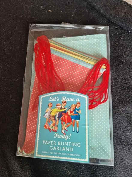 Photo of free Paper Party Bunting (CT5) #1