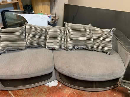 Photo of free Grey black sofa (WF9) #1