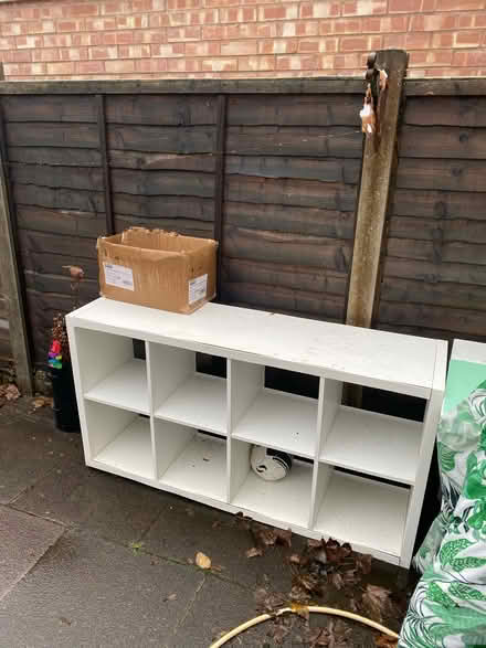 Photo of free Computer desk and shelves and chair (B29) #1