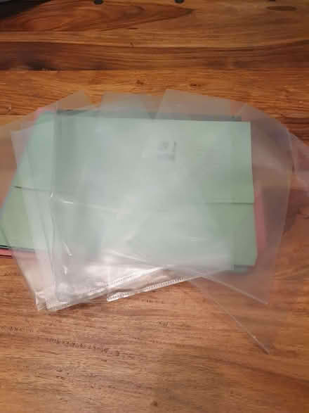 Photo of free 6xCard Bucket Folders + 7xClear Plastic Open-Sided Wallets (Hungerford RG17) #3