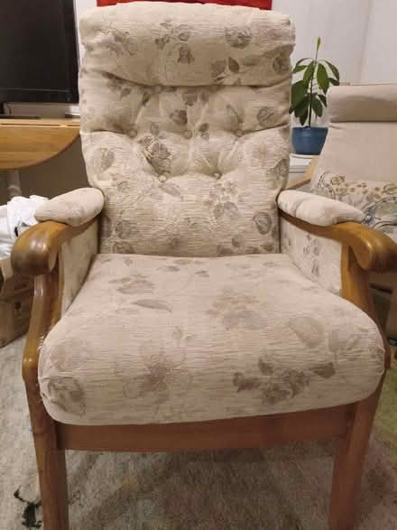 Photo of free Upright armchair (Wigton Moor LS17) #1
