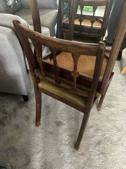 Photo of free 4 mahogany chairs (B29) #1