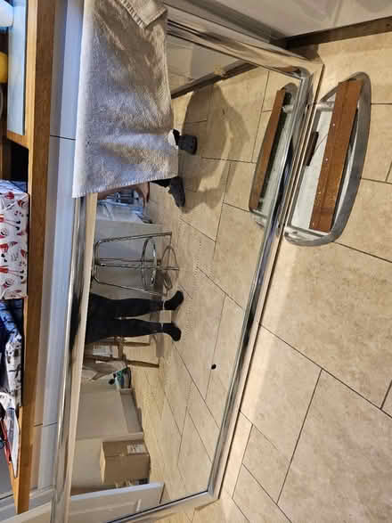 Photo of free Large metal surround mirror (GU21) #1