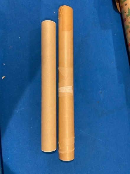 Photo of free Cardboard packing tubes x 2 (Greaves LA1) #1